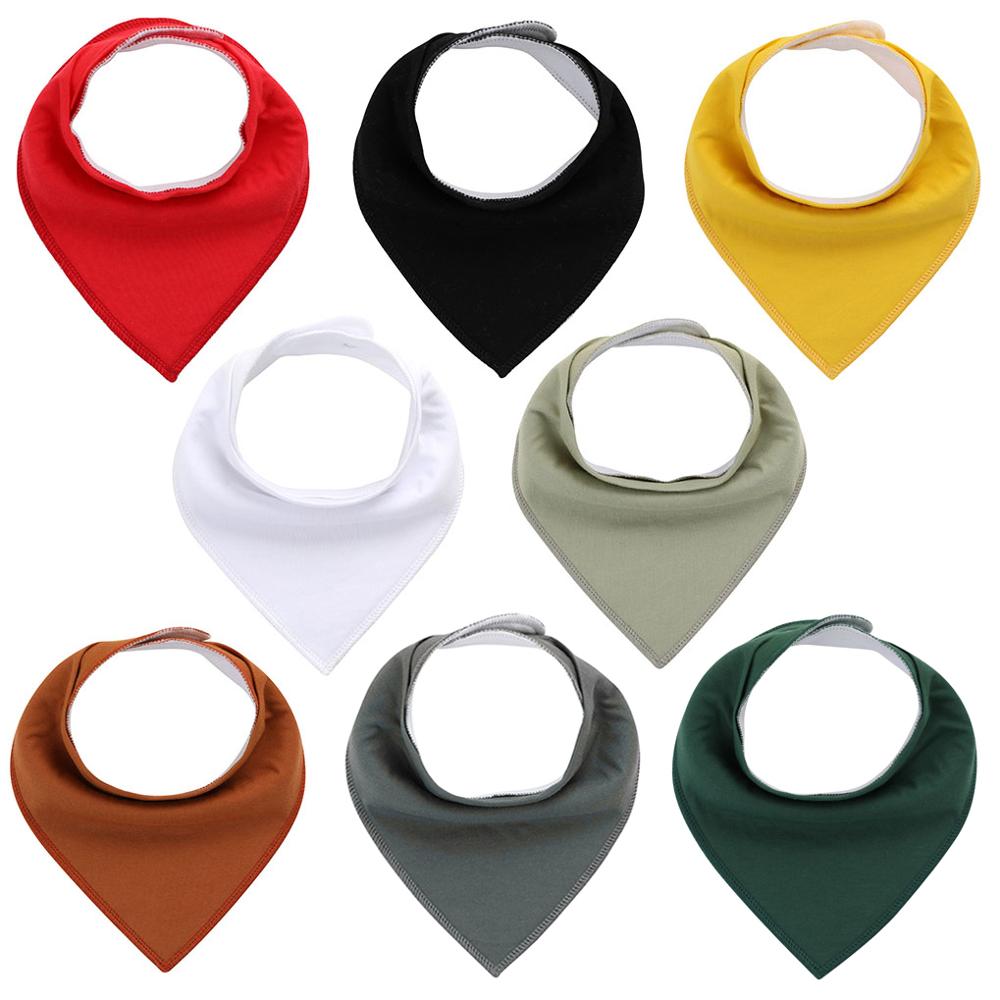 8Pcs-Soft Baby Bibs