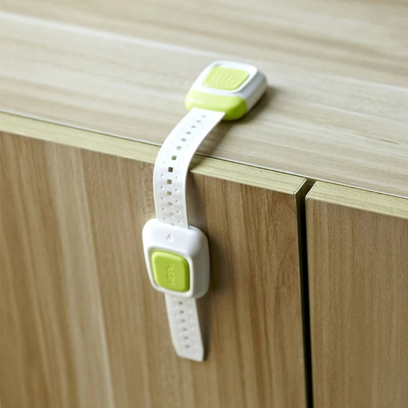 Baby Safety Lock Child-Proof Safety Strap Locks for Oven Trash Can No Drilling