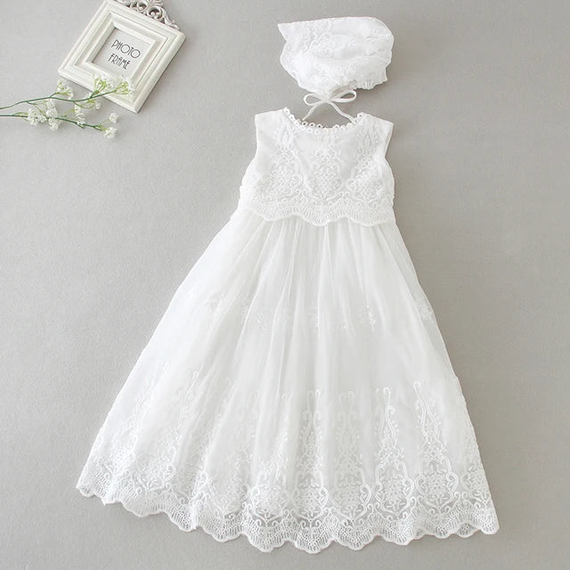 Summer New Baby Girl Dress Big Bow Baptism Dress for Girls First Year Birthday Party Wedding Dress Baby Clothes Tutu Fluffy Gown