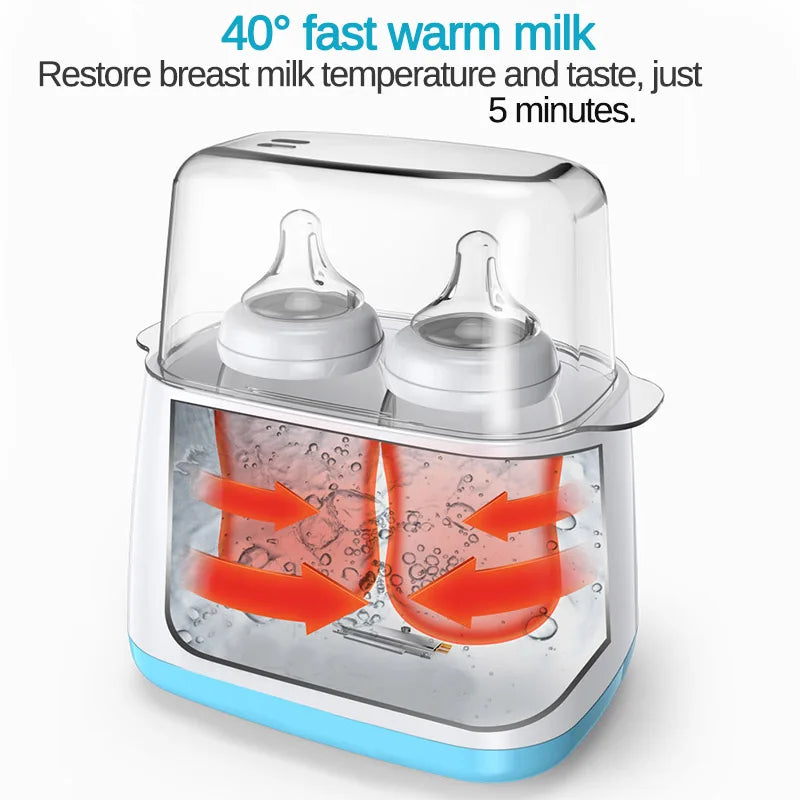 Efficient 6-In-1 Baby Bottle Sterilizer and Warmer - Safe, Easy to Use, and Durable