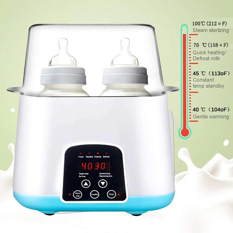 Efficient 6-In-1 Baby Bottle Sterilizer and Warmer - Safe, Easy to Use, and Durable